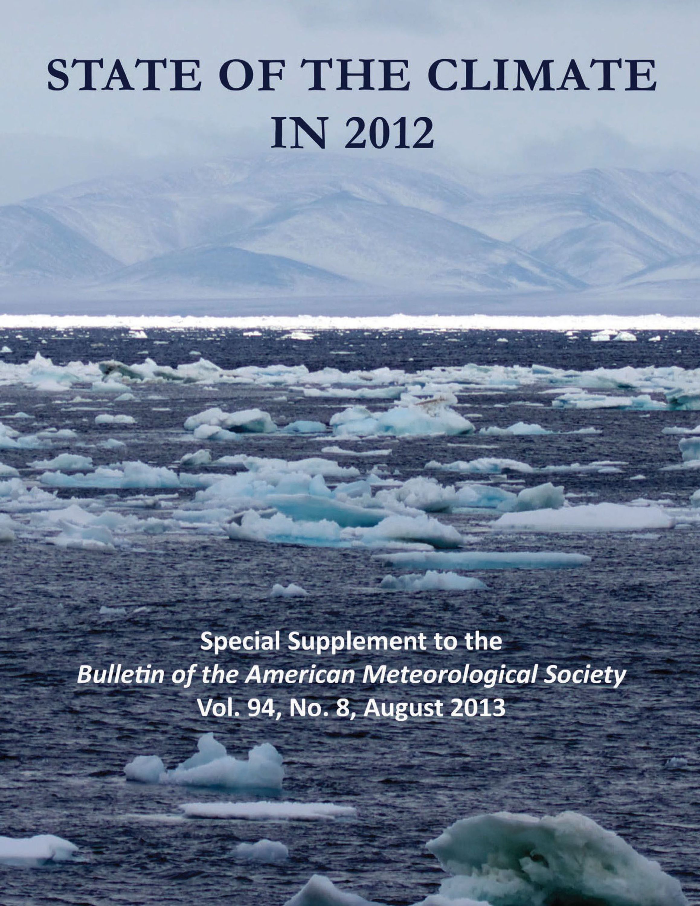 State of the Climate in 2012 Cover