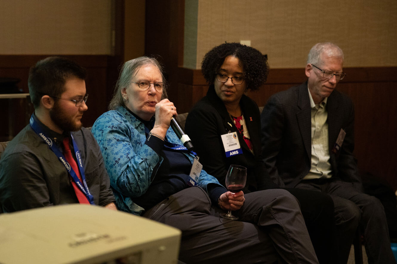 Panelists at the 2020 Coriolis Reception